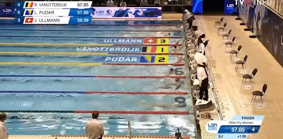 Lana Pudar evropska juniorska viceprvakinja na 100 m leptir